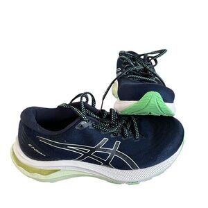 🆕 ASICS GT-2000 11 Running Shoes Midnight/Whisper Green women 5 1/2